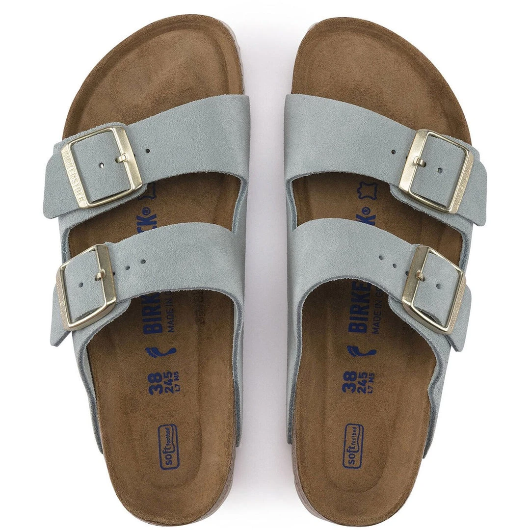 Birkenstock Arizona Soft Footbed Suede Leather Men 10 Birkenstock Arizona Soft Footbed Suede Leather Men