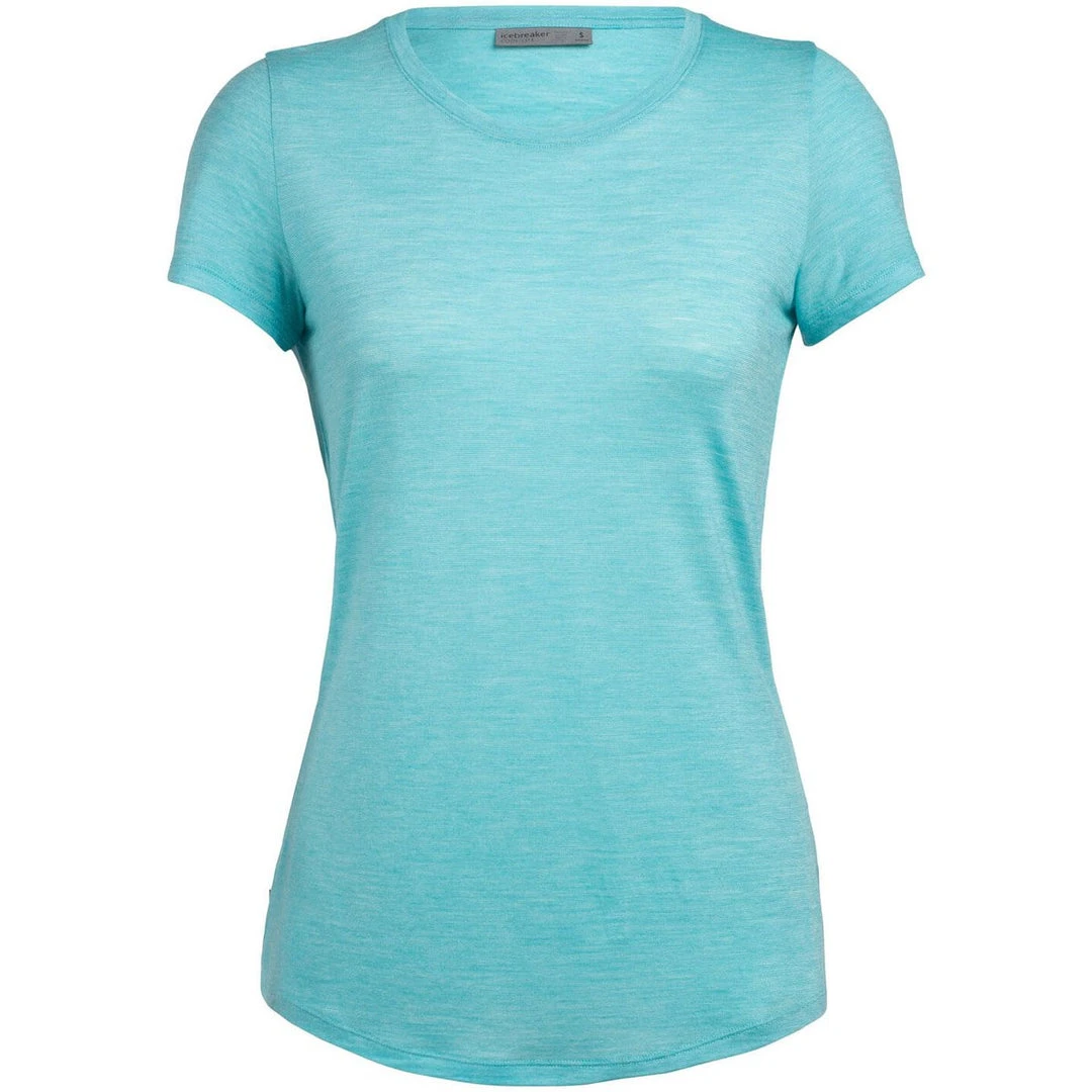 Icebreaker Women's Cool-Lite Sphere Short Sleeve Low Crewe 3 Icebreaker Women's Cool-Lite Sphere Short Sleeve Low Crewe