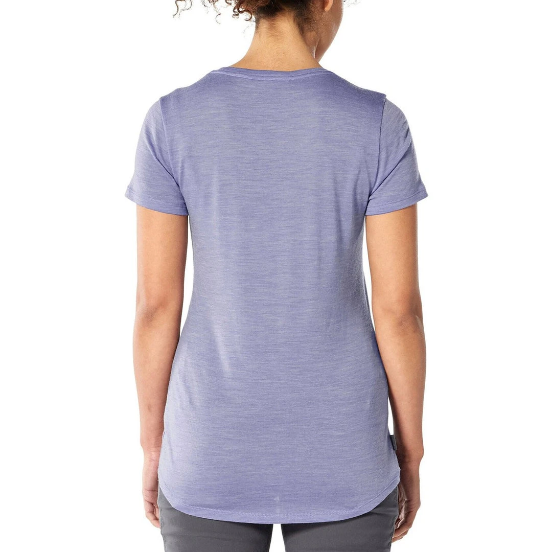 Icebreaker Women's Cool-Lite Sphere Short Sleeve Low Crewe 6 Icebreaker Women's Cool-Lite Sphere Short Sleeve Low Crewe