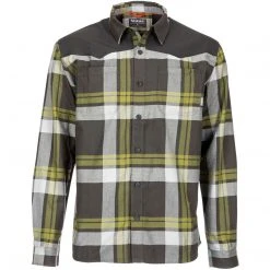 Simms Fishing Men's Blacks Ford Flannel Long Sleeve Shirt - Clearance