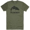 Simms Fishing Men's Wood Trout Fill T-Shirt