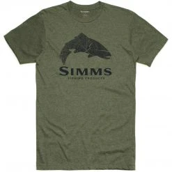 Simms Fishing Men's Wood Trout Fill T-Shirt