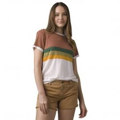 PrAna Women's Cozy Up Ringer Tee