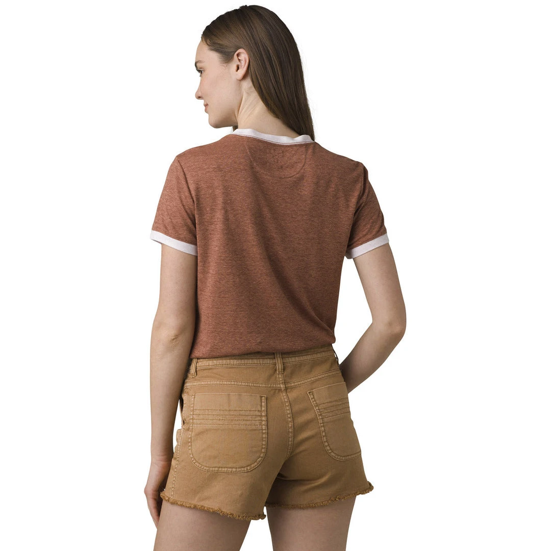 PrAna Women's Cozy Up Ringer Tee 5 PrAna Women's Cozy Up Ringer Tee