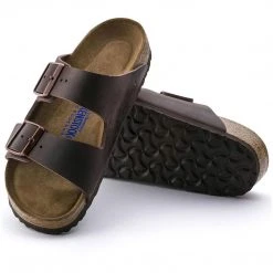 Birkenstock Men Arizona Soft Footbed Oiled Nubuck Leather