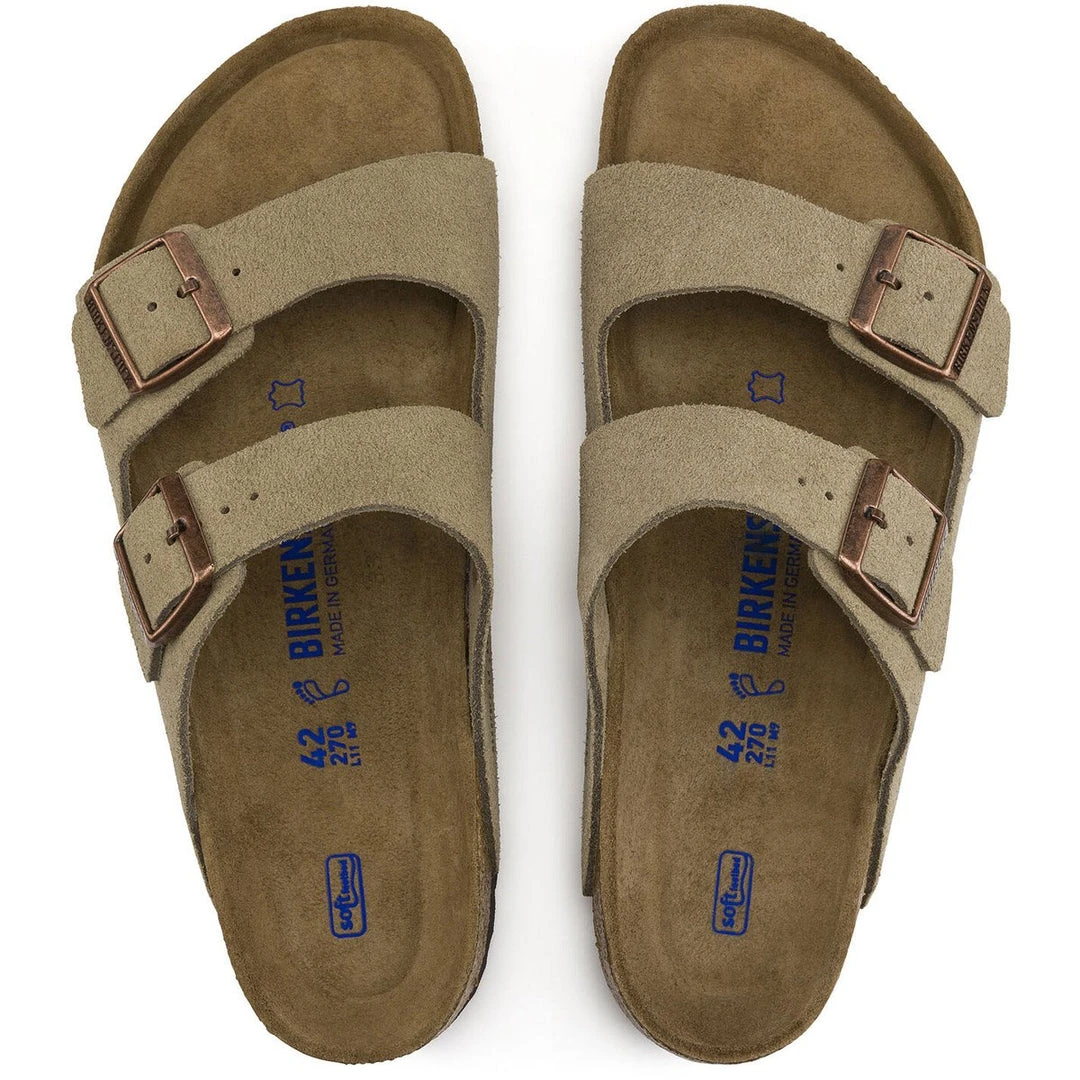 Birkenstock Arizona Soft Footbed Suede Leather Men 5 Birkenstock Arizona Soft Footbed Suede Leather Men