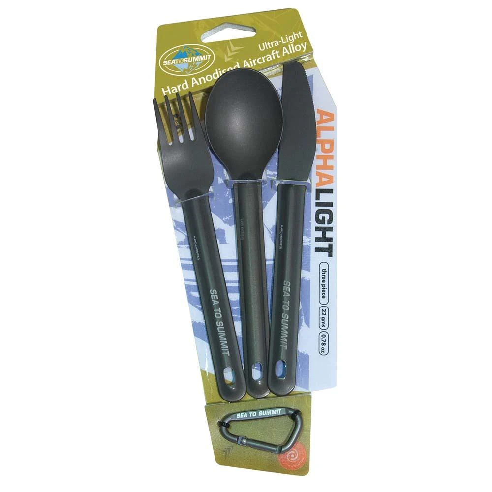 Sea To Summit Alpha Light - 3 Piece Cutlery Set 3 Sea To Summit Alpha Light - 3 Piece Cutlery Set