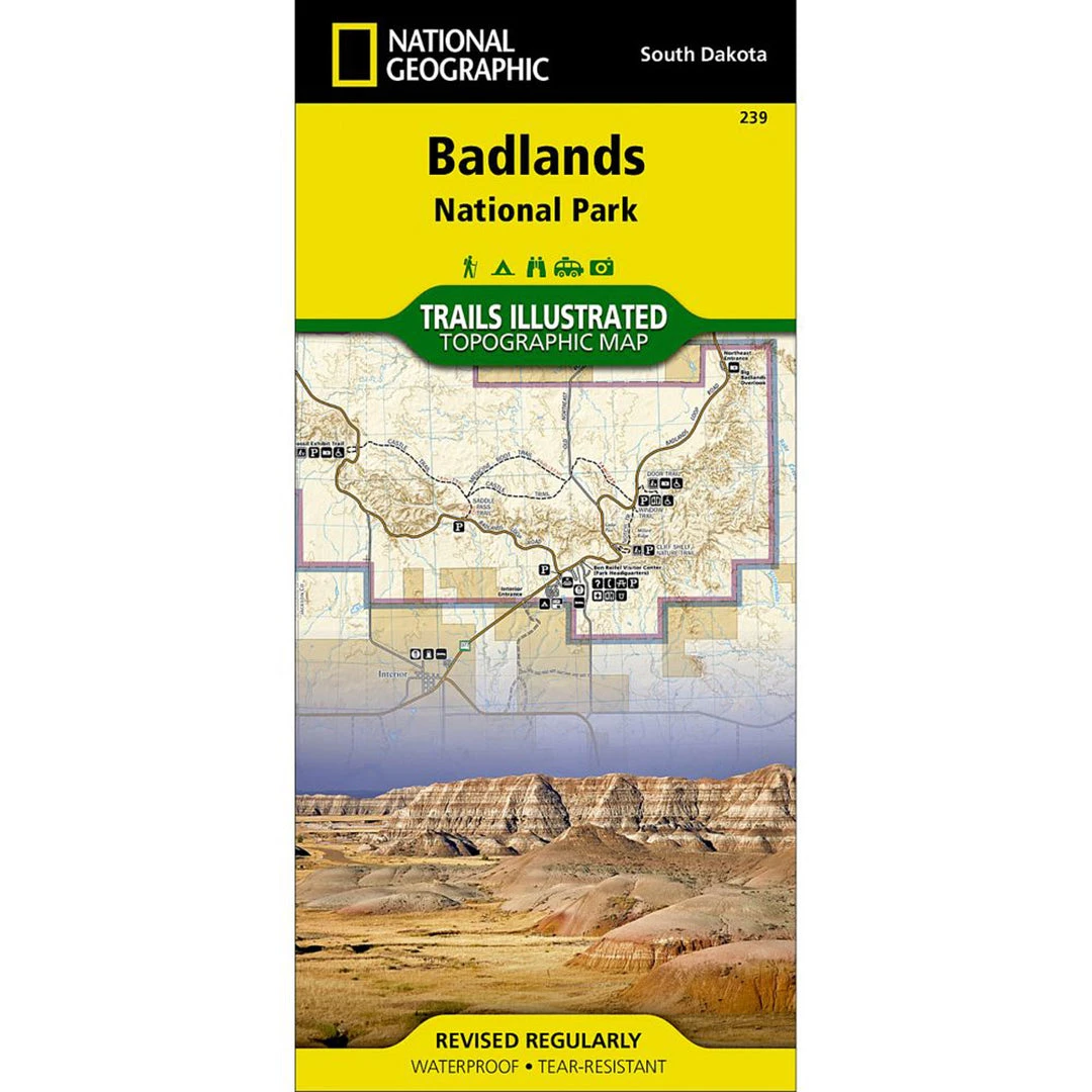 National Geographic Maps Camp & Hike Badlands National Park Map 3 National Geographic Maps Camp & Hike Badlands National Park Map