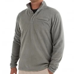 Free Fly Men's Bamboo Polar Fleece Snap Pullover