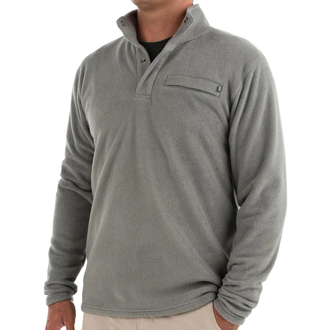 Free Fly Men's Bamboo Polar Fleece Snap Pullover 3 Free Fly Men's Bamboo Polar Fleece Snap Pullover