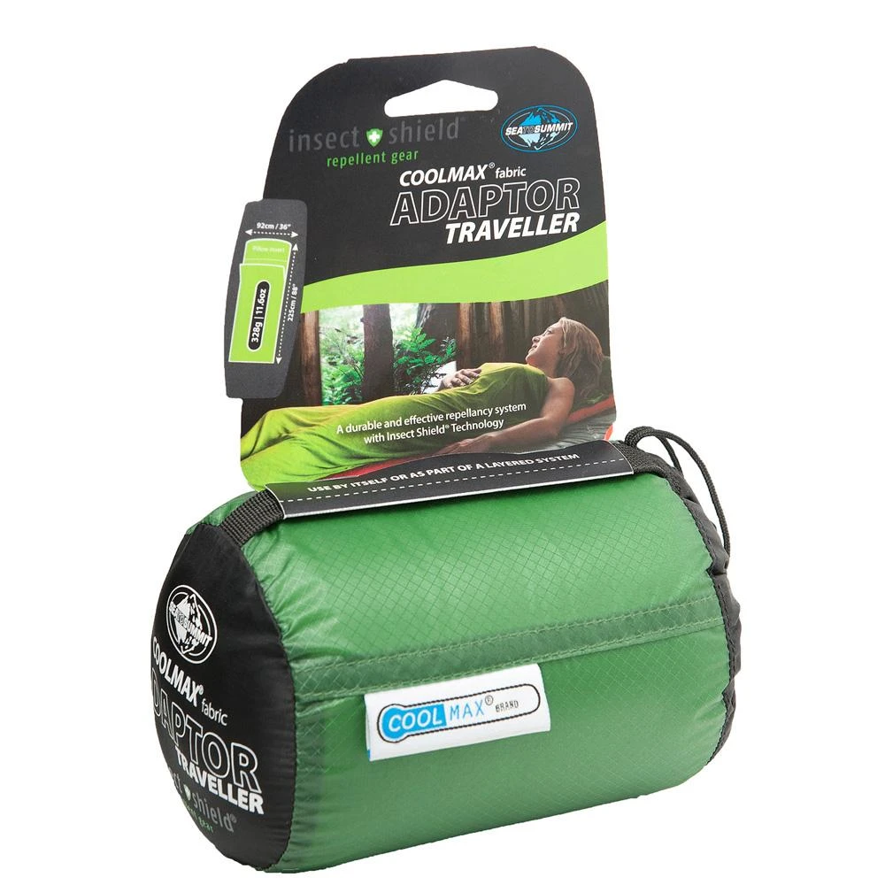 Sea To Summit Coolmax Adaptor Traveller Liner - Insect Shield 3 Sea To Summit Coolmax Adaptor Traveller Liner - Insect Shield