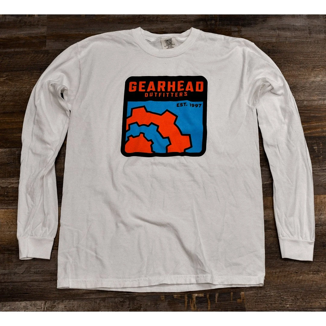 Gearhead Outfitters Men Crisp Gear Long Sleeve T-Shirt 3 Gearhead Outfitters Men Crisp Gear Long Sleeve T-Shirt