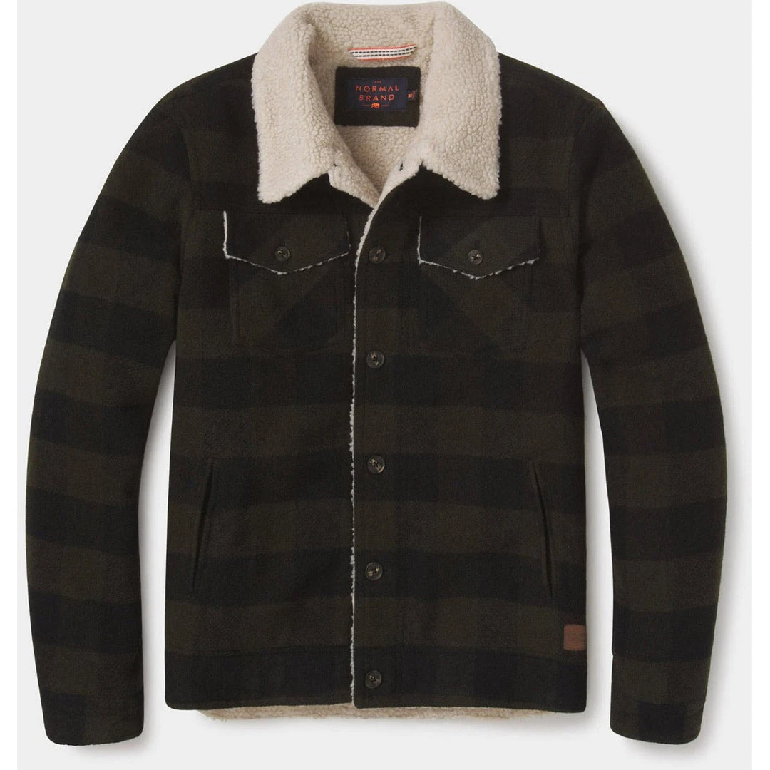 The Normal Brand Men's Sherpa Collar Jacket 3 The Normal Brand Men's Sherpa Collar Jacket