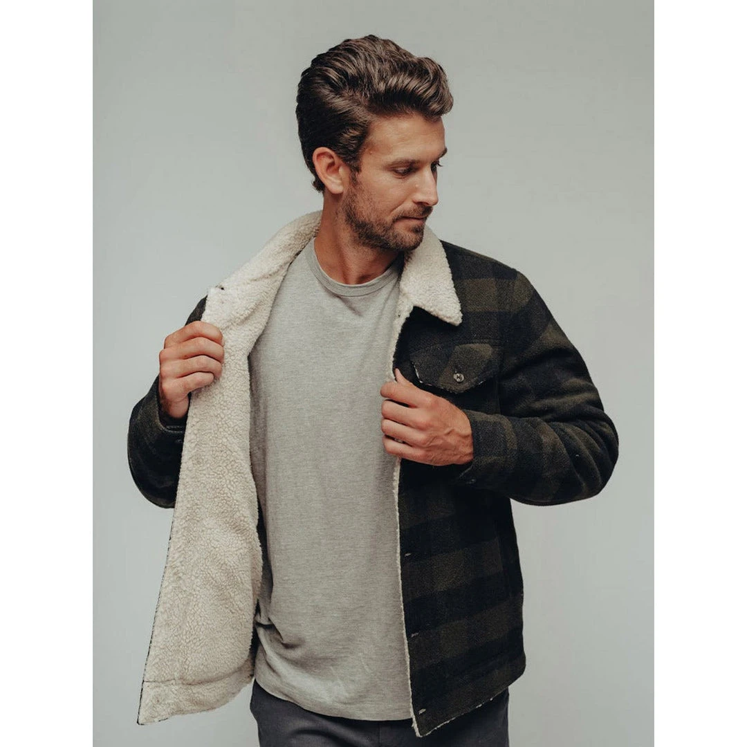 The Normal Brand Men's Sherpa Collar Jacket 4 The Normal Brand Men's Sherpa Collar Jacket