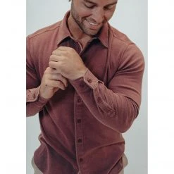 The Normal Brand Men's Puremeso Acid Wash Button Up Shirt 11 The Normal Brand Men's Puremeso Acid Wash Button Up Shirt