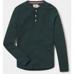 The Normal Brand Men's Puremeso Raglan Henley 38 The Normal Brand Men's Puremeso Raglan Henley