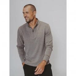The Normal Brand Men's Puremeso Quarter Zip Pullover 51 The Normal Brand Men's Puremeso Quarter Zip Pullover