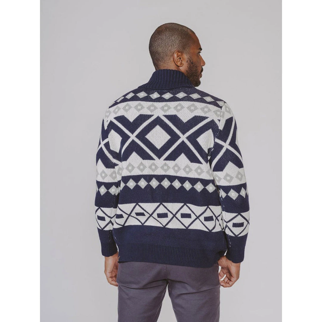 The Normal Brand Men's Nordic Full-Zip Cardigan 7 The Normal Brand Men's Nordic Full-Zip Cardigan