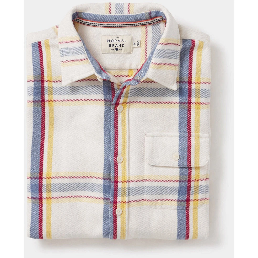The Normal Brand Men's Boone Heavy Brushed Twill Overshirt 3 The Normal Brand Men's Boone Heavy Brushed Twill Overshirt