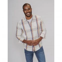 The Normal Brand Men's Boone Heavy Brushed Twill Overshirt 11 The Normal Brand Men's Boone Heavy Brushed Twill Overshirt