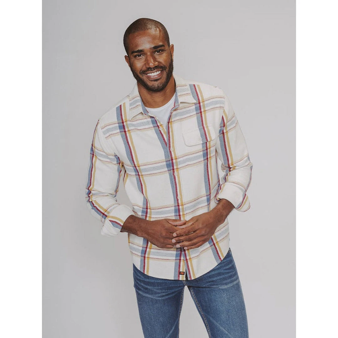 The Normal Brand Men's Boone Heavy Brushed Twill Overshirt 4 The Normal Brand Men's Boone Heavy Brushed Twill Overshirt