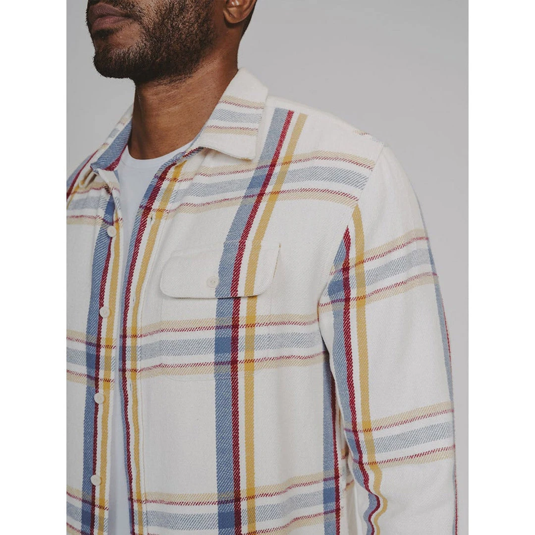 The Normal Brand Men's Boone Heavy Brushed Twill Overshirt 7 The Normal Brand Men's Boone Heavy Brushed Twill Overshirt