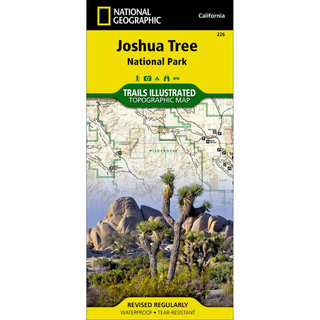 National Geographic Maps Joshua Tree National Park Map 3 National Geographic Maps Joshua Tree National Park Map