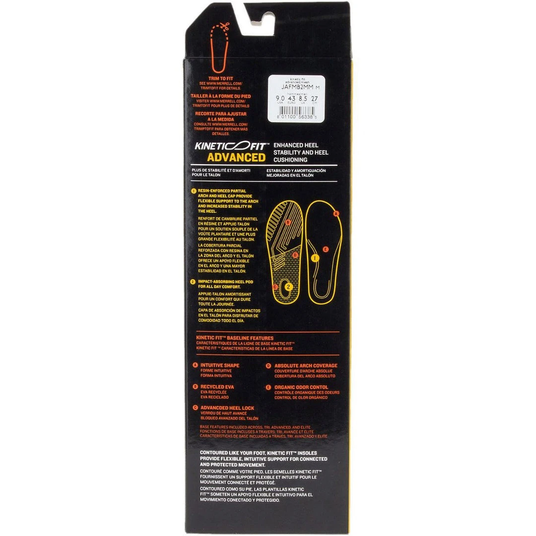 Merrell Men's Kinetic Fit Advanced Footbed 6 Merrell Men's Kinetic Fit Advanced Footbed