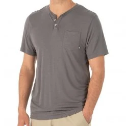 Free Fly Men's Bamboo Slacktide Short Sleeve Henley