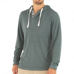 Free Fly Men's Bamboo Waffle Hoody