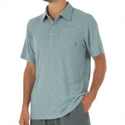 Free Fly Men's Bamboo Slub Polo