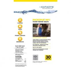 Katadyn Micropur MP1 Water Purification Tablets (Package Of 30)