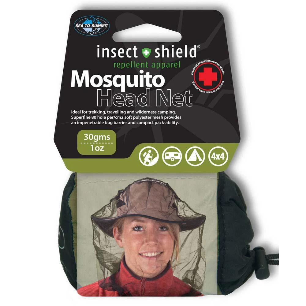 Sea To Summit Camp & Hike Mosquito Head Net - Insect Shield 3 Sea To Summit Camp & Hike Mosquito Head Net - Insect Shield