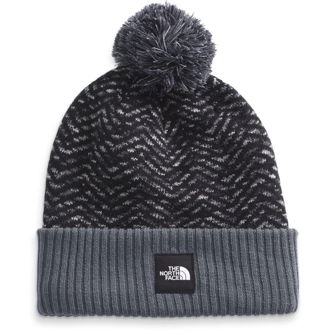 The North Face Girls' Chevron Pom Beanie 3 The North Face Girls' Chevron Pom Beanie