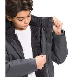 The North Face Boys' Reversible Mount Chimbo Full Zip Hooded Jacket Kids 12 The North Face Boys' Reversible Mount Chimbo Full Zip Hooded Jacket Kids