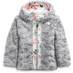 The North Face Kids Toddler Reversible Mossbud Swirl Full Zip Hooded Jacket