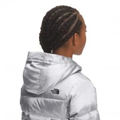 The North Face Girls' Printed Dealio Fitted Parka 8 The North Face Girls' Printed Dealio Fitted Parka