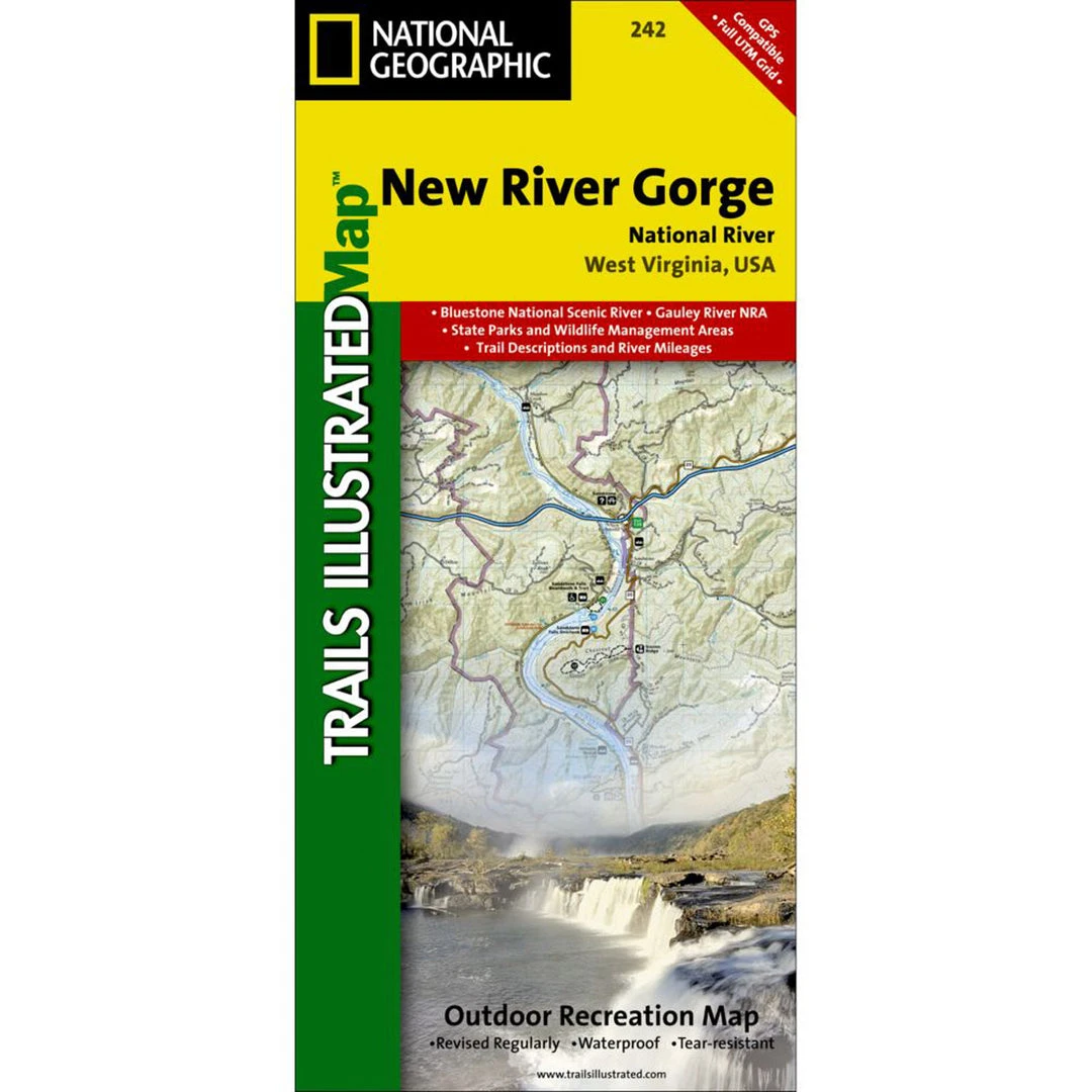 National Geographic Maps Camp & Hike New River Gorge National River Map 3 National Geographic Maps Camp & Hike New River Gorge National River Map