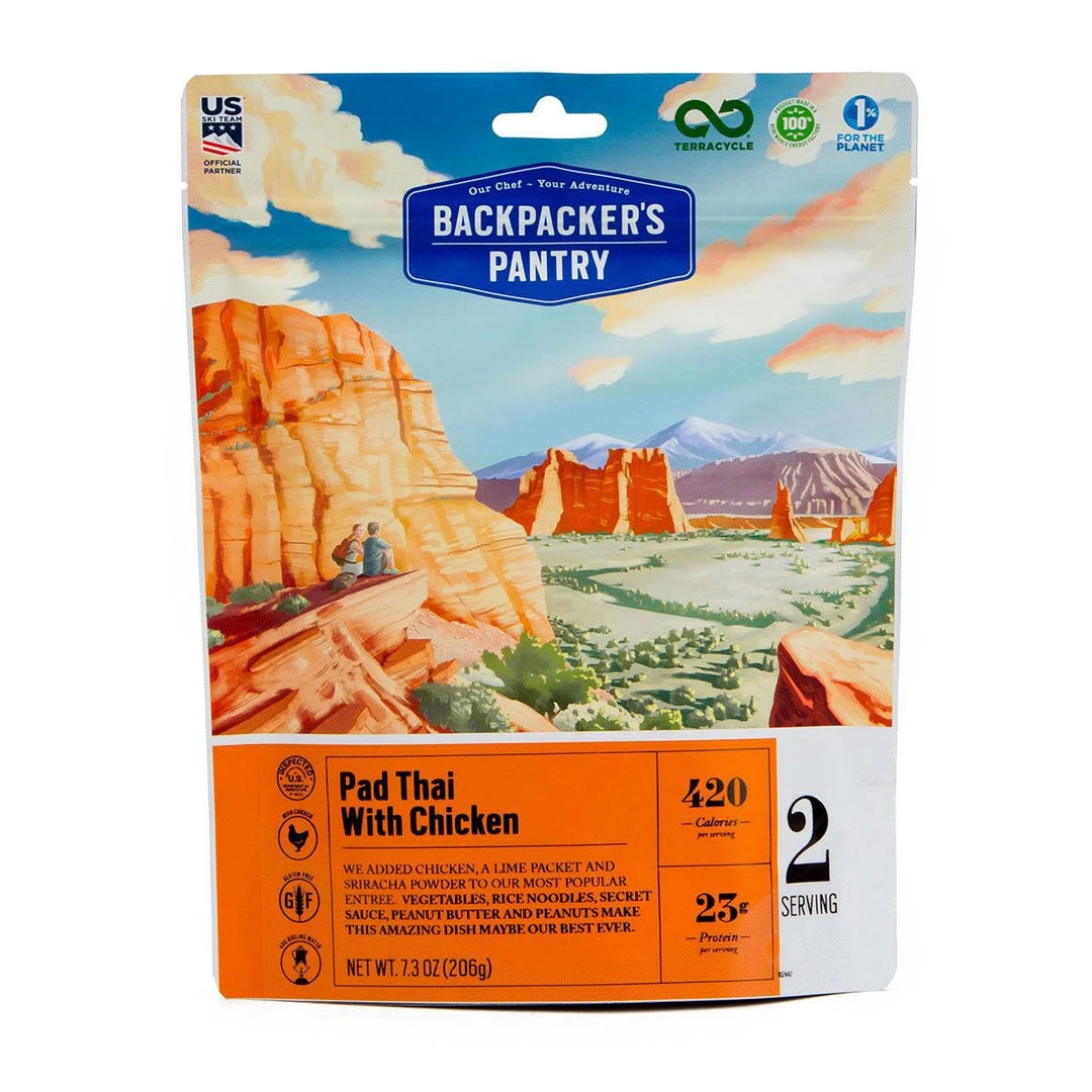 Backpacker's Pantry Camp & Hike Pad Thai W/ Chicken - Serves 2 3 Backpacker's Pantry Camp & Hike Pad Thai W/ Chicken - Serves 2