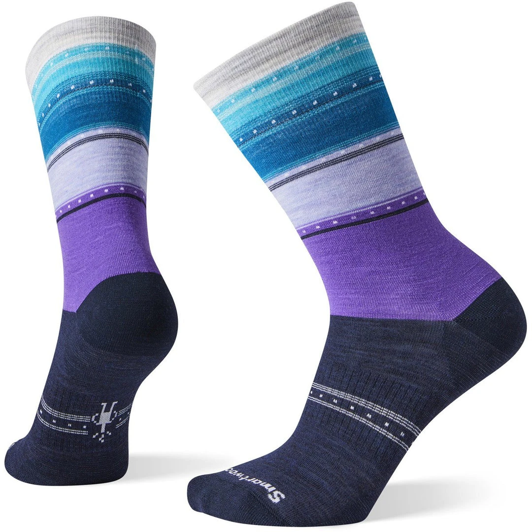 Smartwool Women's Sulawesi Stripe Crew Socks 5 Smartwool Women's Sulawesi Stripe Crew Socks