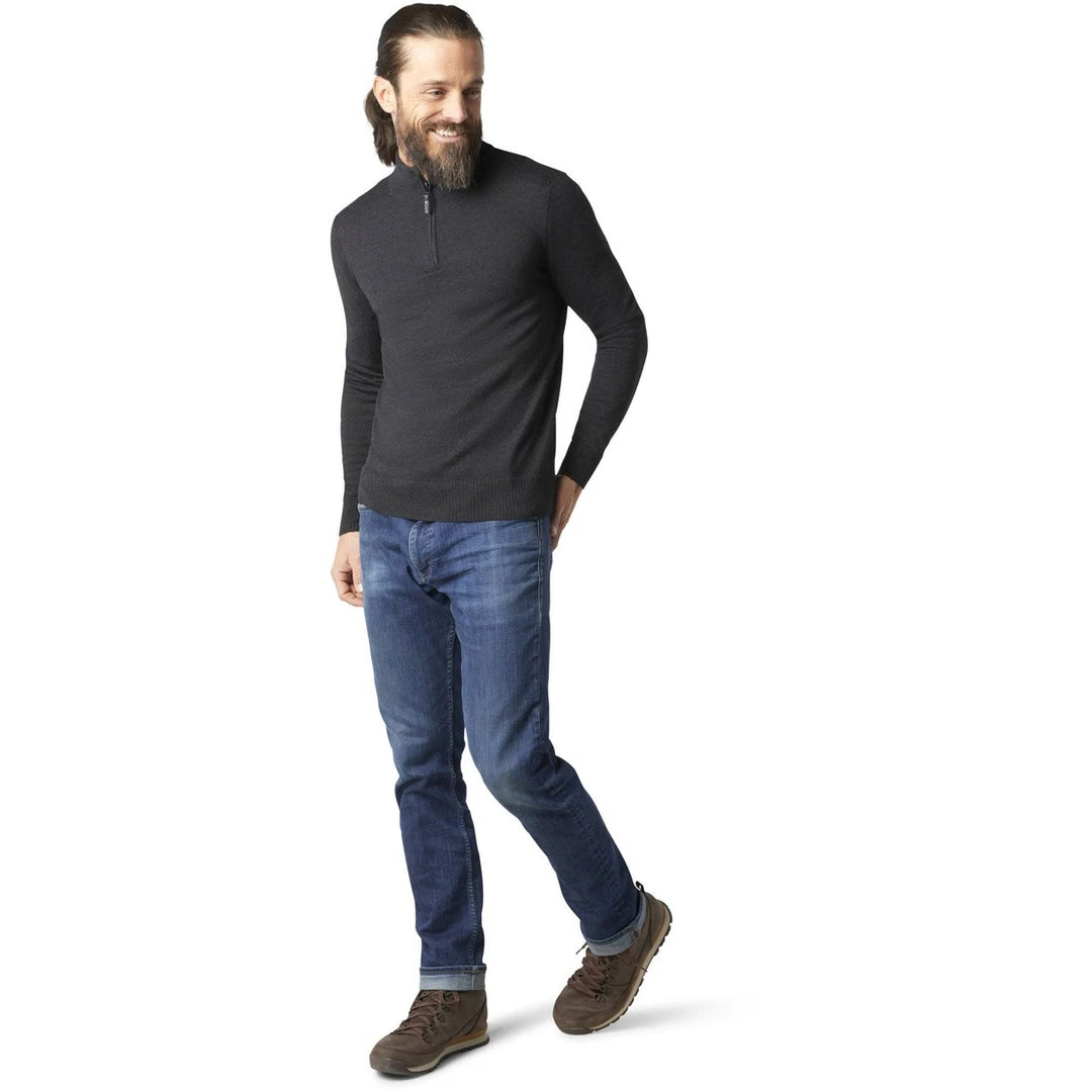 Smartwool Men's Sparwood Half Zip Sweater 7 Smartwool Men's Sparwood Half Zip Sweater