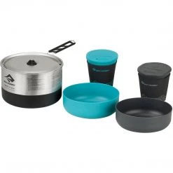 Sea To Summit Sigma Cook Set 2.1 - 1.9L Pot, 2 Bowls, 2 Cups Camp & Hike