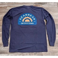 Gearhead Outfitters Men Sunset Gear Long Sleeve T-Shirt