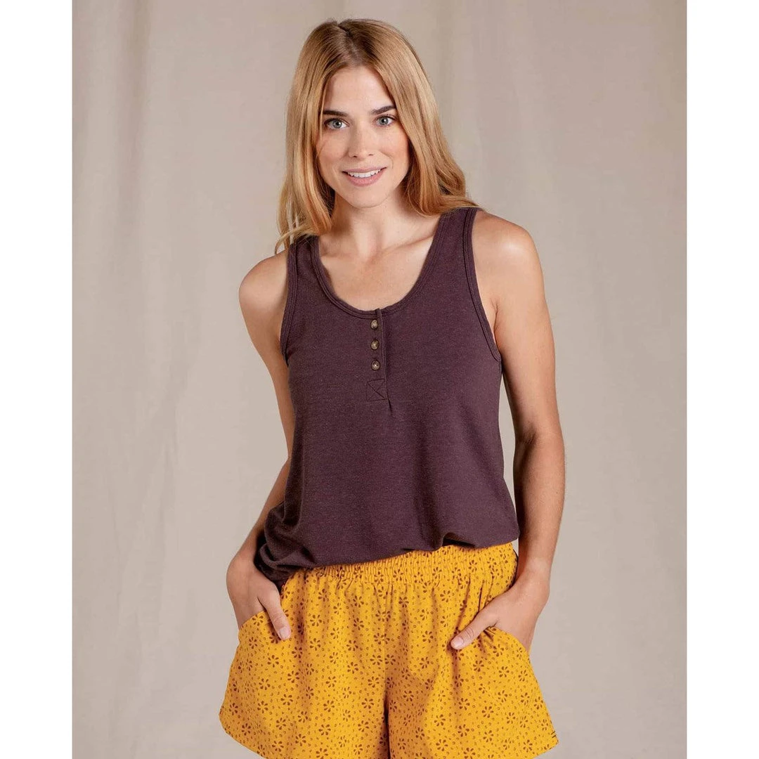 Toad&Co. Women's Piru Henley Tank 3 Toad&Co. Women's Piru Henley Tank