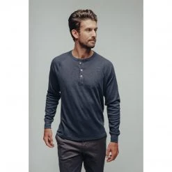 The Normal Brand Men's Puremeso Raglan Henley 28 The Normal Brand Men's Puremeso Raglan Henley