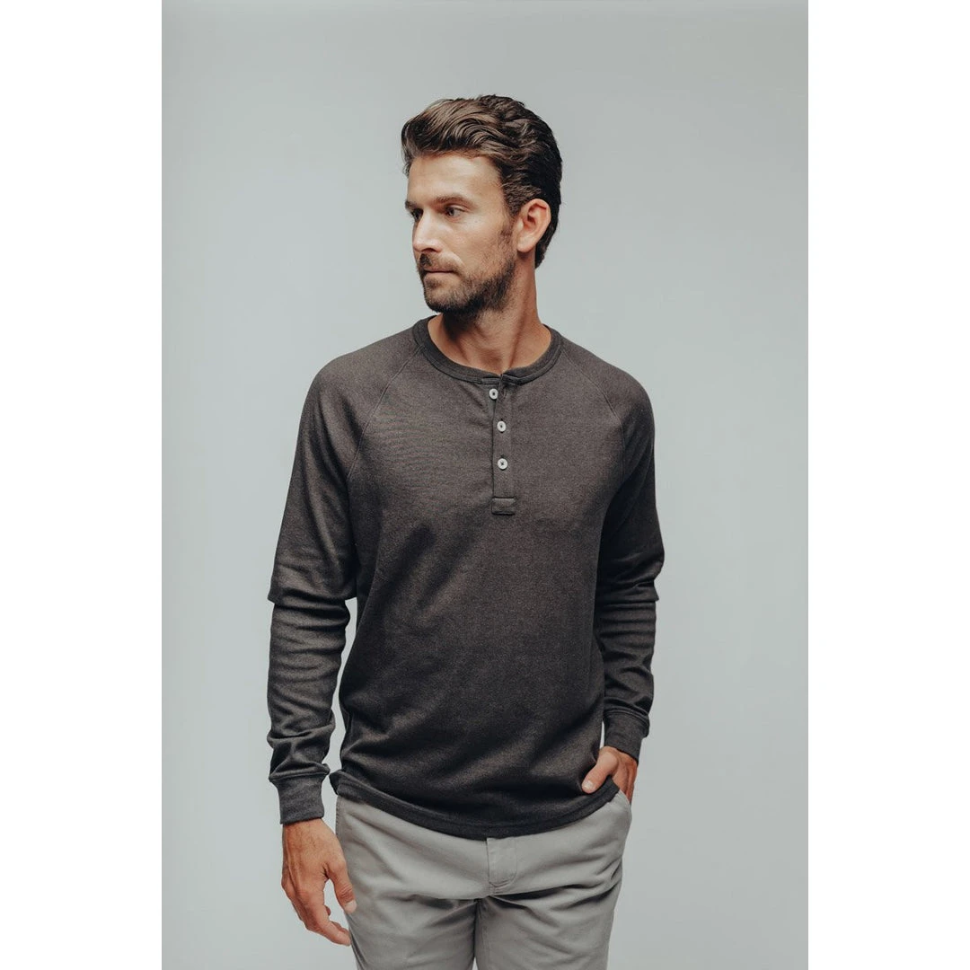 The Normal Brand Men's Puremeso Raglan Henley 3 The Normal Brand Men's Puremeso Raglan Henley