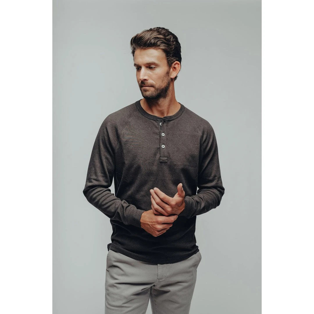 The Normal Brand Men's Puremeso Raglan Henley 4 The Normal Brand Men's Puremeso Raglan Henley