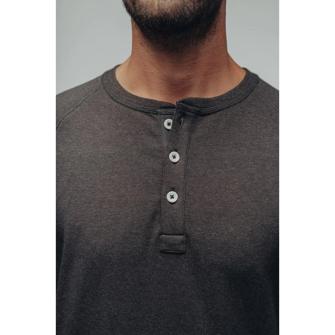 The Normal Brand Men's Puremeso Raglan Henley 7 The Normal Brand Men's Puremeso Raglan Henley