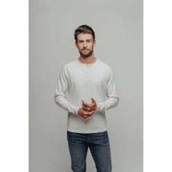 The Normal Brand Men's Puremeso Raglan Henley 35 The Normal Brand Men's Puremeso Raglan Henley