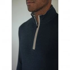 The Normal Brand Men's Puremeso Quarter Zip Pullover 41 The Normal Brand Men's Puremeso Quarter Zip Pullover